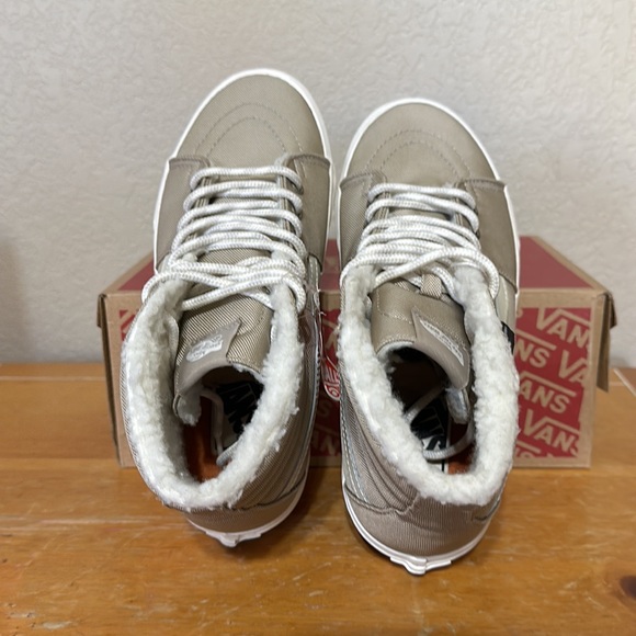 Vans SK8-Hi Cordura Sherpa Walnut men’s size8 women’s size9.5 scratch resistant - Picture 7 of 10
